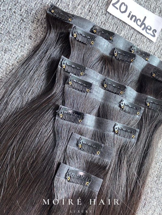 Raw Vietnamese Straight Clip-ins - Seamless